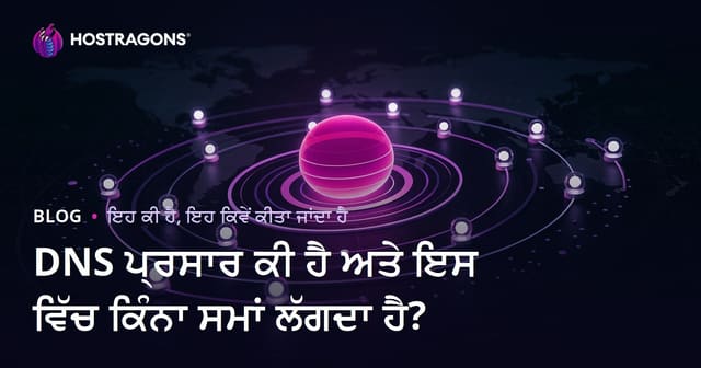 DNS ਪ੍ਰਸਾਰ ਕੀ ਹੈ ਅਤੇ ਇਸ ਵਿੱਚ ਕਿੰਨਾ ਸਮਾਂ ਲੱਗਦਾ ਹੈ?
