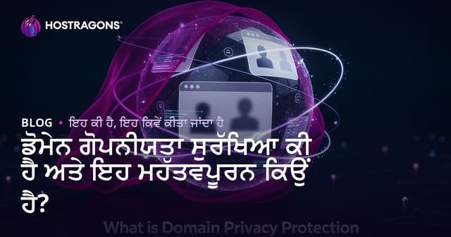 ਡੋਮੇਨ ਗੋਪਨੀਯਤਾ ਸੁਰੱਖਿਆ ਕੀ ਹੈ ਅਤੇ ਇਹ ਮਹੱਤਵਪੂਰਨ ਕਿਉਂ ਹੈ?