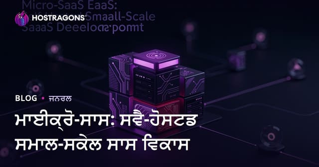 Micro-SaaS: Self-Hosted SaaS ਤੁਹਾਡੀ ਆਪਣੀ ਸਰਵਰ ’ਤੇ ਕਿਵੇਂ ਬਣਾਓ?