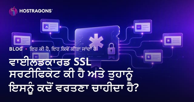 ਵਾਈਲਡਕਾਰਡ SSL ਸਰਟੀਫਿਕੇਟ ਕੀ ਹੈ ਅਤੇ ਤੁਹਾਨੂੰ ਇਸਨੂੰ ਕਦੋਂ ਵਰਤਣਾ ਚਾਹੀਦਾ ਹੈ?