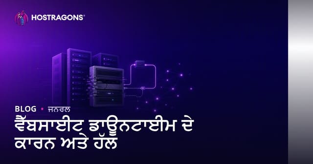 ਵੈੱਬਸਾਈਟ ਡਾਊਨਟਾਈਮ ਦੇ ਕਾਰਨ ਅਤੇ ਹੱਲ