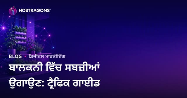 ਸ਼ਹਿਰੀ ਕਿਸਾਨੀ ਅਤੇ ਬਾਲਕਨੀ 'ਤੇ ਸਬਜ਼ੀਆਂ ਉਗਾਉਣ ਦੀਆਂ ਤਕਨੀਕਾਂ ਲਈ ਟ੍ਰੈਫਿਕ ਬਣਾਉਣਾ