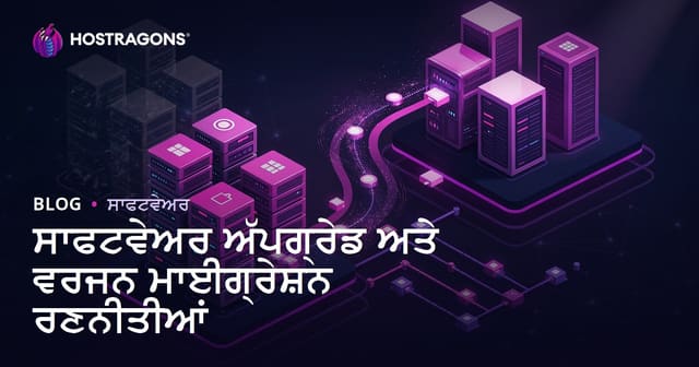 ਸਾਫਟਵੇਅਰ ਅੱਪਗ੍ਰੇਡ ਅਤੇ ਵਰਜਨ ਮਾਈਗ੍ਰੇਸ਼ਨ ਰਣਨੀਤੀਆਂ