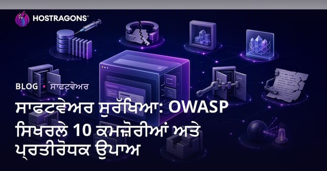 ਸਾਫਟਵੇਅਰ ਸੁਰੱਖਿਆ: OWASP ਸਿਖਰਲੇ 10 ਕਮਜ਼ੋਰੀਆਂ ਅਤੇ ਪ੍ਰਤੀਰੋਧਕ ਉਪਾਅ