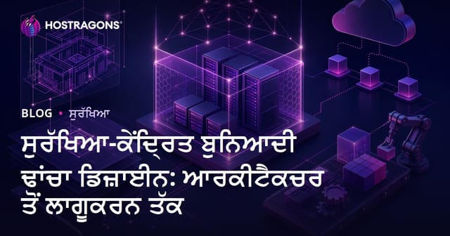 ਸੁਰੱਖਿਆ-ਕੇਂਦ੍ਰਿਤ ਬੁਨਿਆਦੀ ਢਾਂਚਾ ਡਿਜ਼ਾਈਨ: ਆਰਕੀਟੈਕਚਰ ਤੋਂ ਲਾਗੂਕਰਨ ਤੱਕ