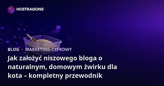 Jak założyć niszowego bloga o naturalnym, domowym żwirku dla kota – kompletny przewodnik