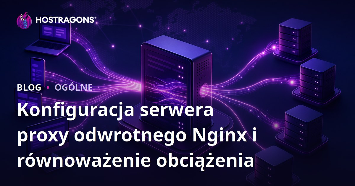 Konfiguracja Nginx Reverse Proxy i Równoważenie Obciążenia