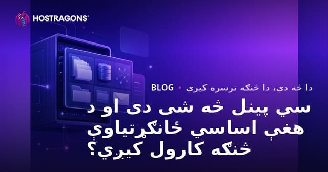 سي پینل څه شی دی او د هغې اساسي ځانګړتیاوې څنګه کارول کیږي؟