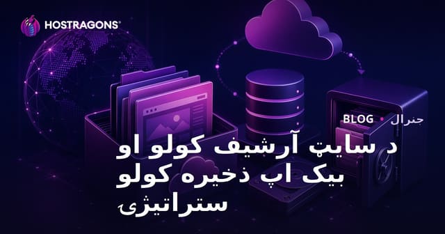 د ویب پاڼې آرشيف او بیک اپ ذخیره کولو ستراتیژۍ