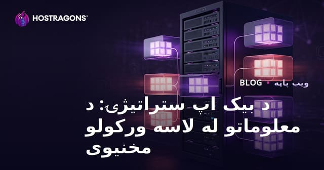 د بیک اپ ستراتیژۍ: د معلوماتو له لاسه ورکولو مخنیوی
