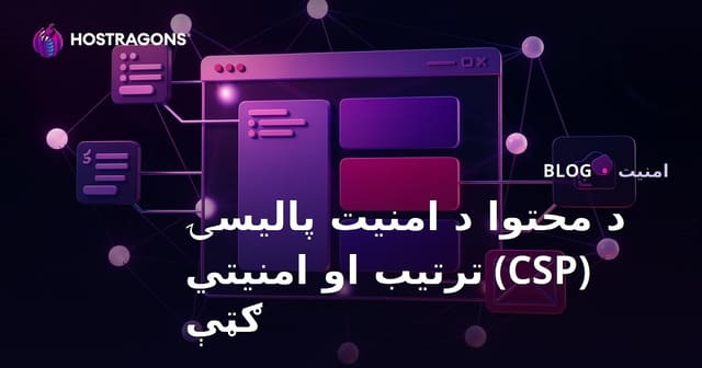 د محتوا د امنیت پالیسۍ (CSP) ترتیب او امنیتي ګټې