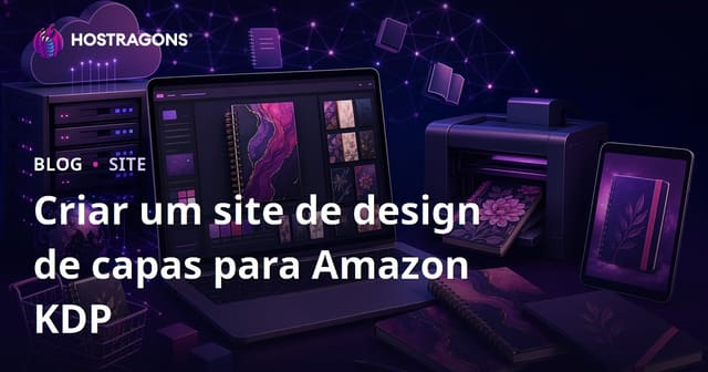 Criando um Site de Design de Capas para Cadernos e Agendas para Amazon KDP