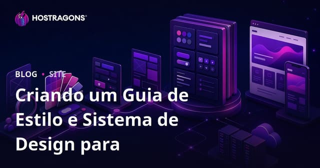 Guia de Estilo e Criação de Sistema de Design