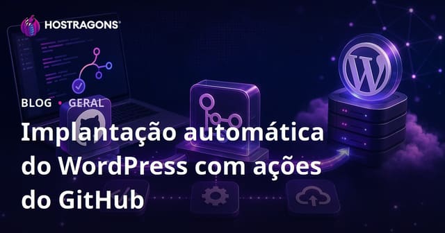 Implantação automática do WordPress com ações do GitHub