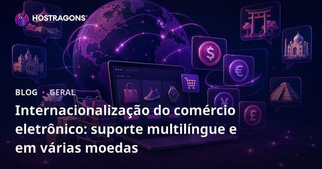 Internacionalização do comércio eletrônico: suporte multilíngue e em várias moedas