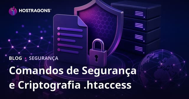Comandos de encriptação do ficheiro .htaccess e de reforço da segurança do site
