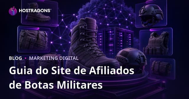 Site de Afiliados Focado em Análises de Botas Militares e Equipamentos Táticos