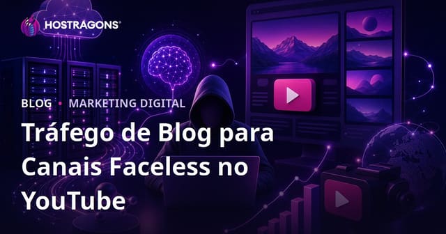 Táticas para Utilizar Tráfego de Blog em Canais do YouTube Sem Rosto com Suporte de Inteligência Artificial