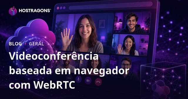 Videoconferência baseada em navegador com WebRTC