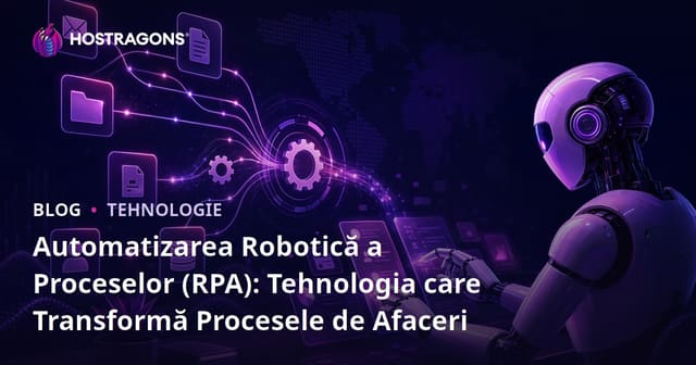 Automatizarea Robotică a Proceselor (RPA): Tehnologia care Transformă Procesele de Afaceri