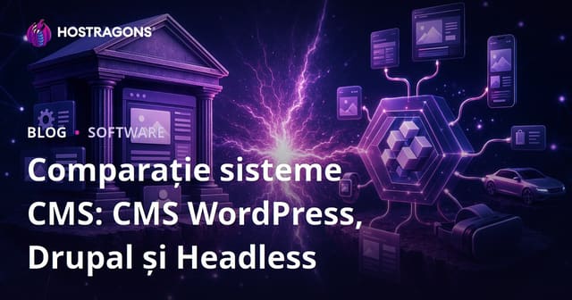 Comparație sisteme CMS: CMS WordPress, Drupal și Headless