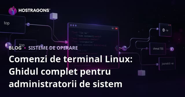 Comenzi de terminal Linux: Ghidul complet pentru administratorii de sistem