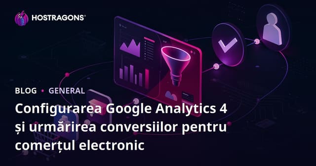 Configurare Google Analytics 4 și monitorizarea conversiilor în e-commerce