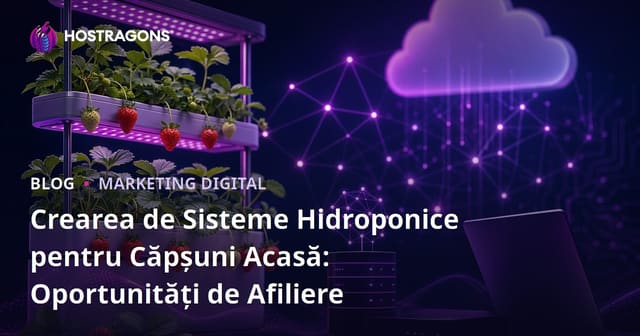 Crearea de Sisteme Hidroponice pentru Căpșuni Acasă: Oportunități de Afiliere