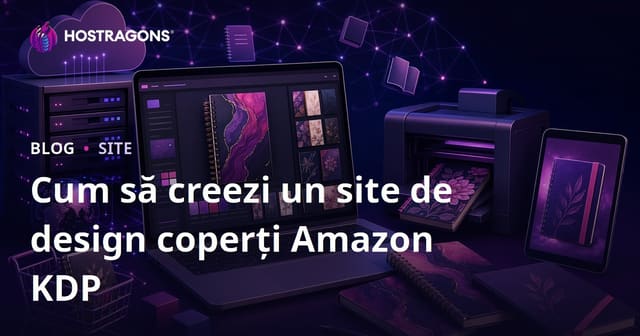 Crearea unui site de design pentru coperți de caiete și agende pentru Amazon KDP (Kindle Direct Publishing)