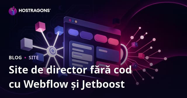 Crearea unui site de listare avansat fără cod folosind Webflow și Jetboost