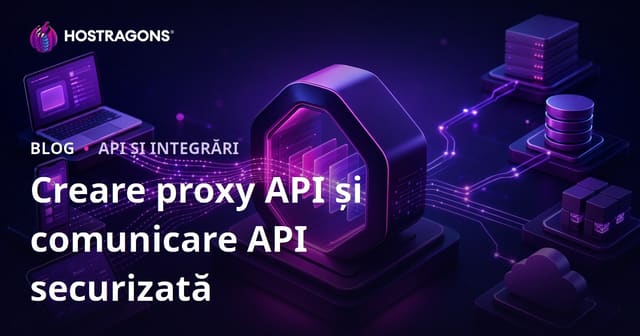 Crearea unui API Proxy și comunicarea API sigură