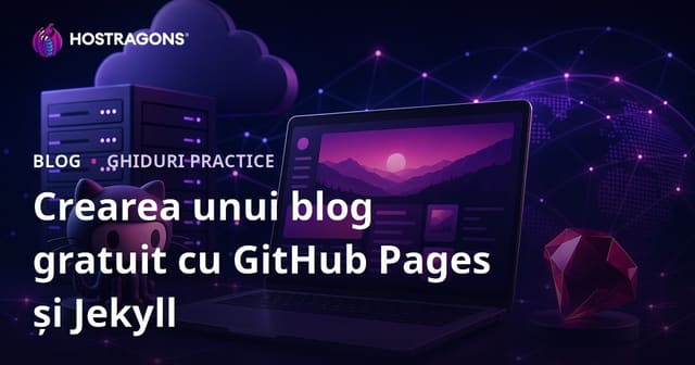 Cum să îți creezi un blog complet gratuit și fără costuri folosind GitHub Pages și Jekyll