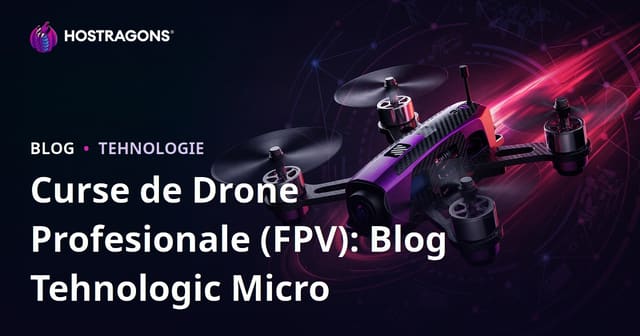 Curse de Drone Profesionale (FPV): Blog Tehnologic Micro