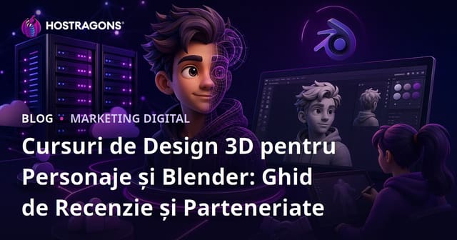 Cursuri de Design 3D pentru Personaje și Blender: Ghid de Recenzie și Parteneriate