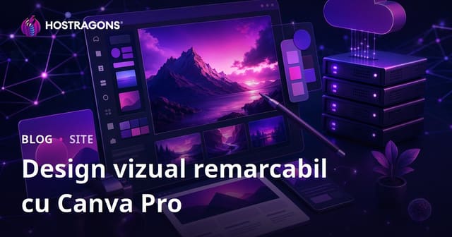 Design Grafic pentru Proprietarii de Site-uri: Crearea de Imagini de Impact cu Canva Pro