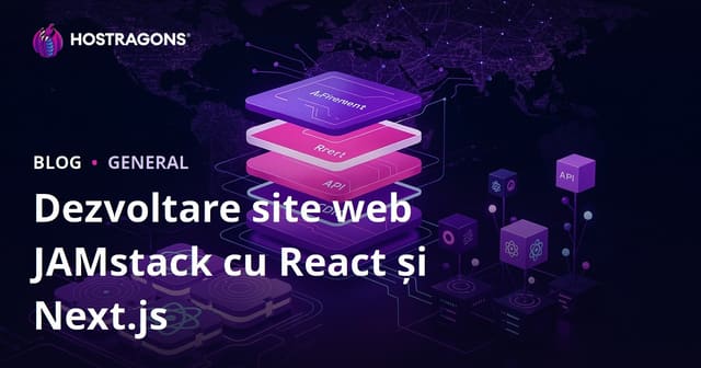 Dezvoltarea unui site web JAMstack cu React și Next.js