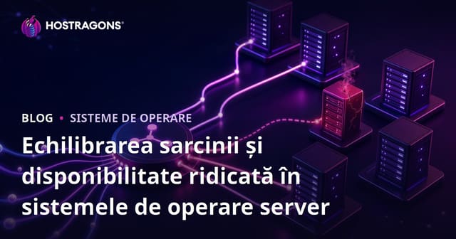 Echilibrarea sarcinii și disponibilitate ridicată în sistemele de operare server