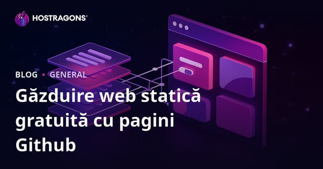 Gazduire gratuită de site-uri web statice cu Github Pages
