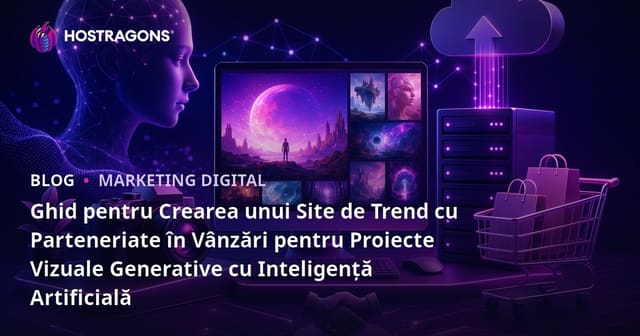 Ghid pentru Crearea unui Site de Trend cu Parteneriate în Vânzări pentru Proiecte Vizuale Generative cu Inteligență Artificială