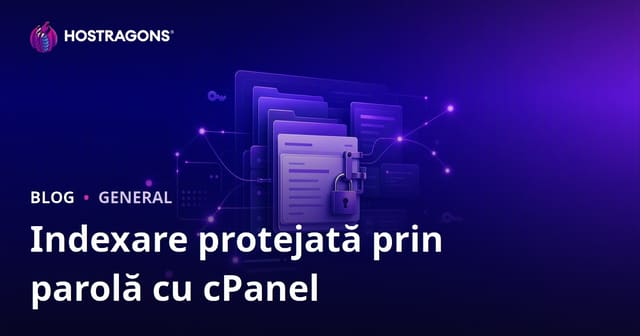 Indexare protejată prin parolă cu cPanel