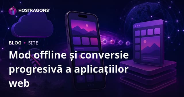 Mod offline și conversie progresivă a aplicațiilor web