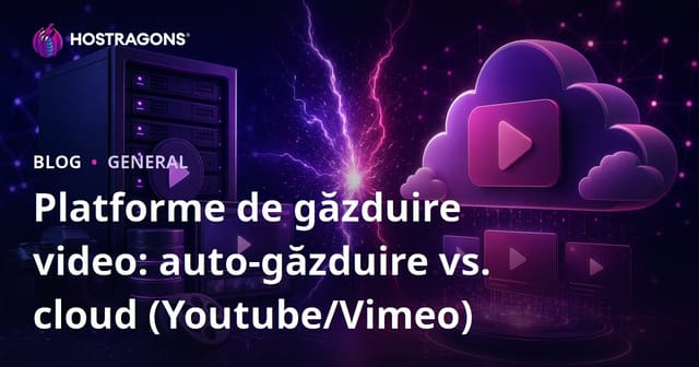 Platforme de găzduire video: Self-hosted vs Cloud (Youtube/Vimeo)