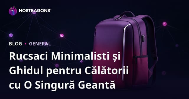 Rucsaci Minimalisti și Ghidul pentru Călătorii cu O Singură Geantă