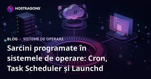 Sarcini programate în sistemele de operare: Cron, Task Scheduler și Launchd