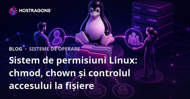 Sistem de permisiuni Linux: chmod, chown și controlul accesului la fișiere