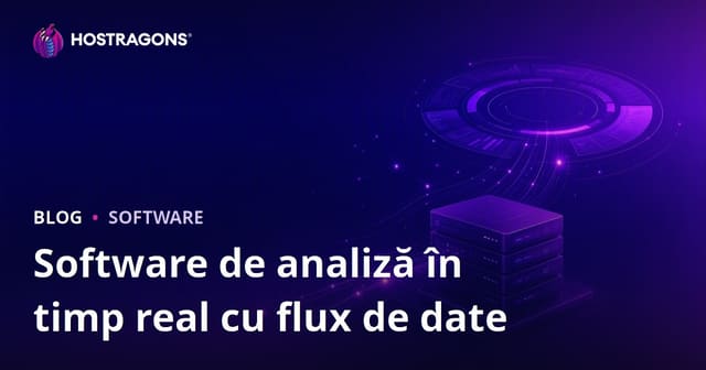Software de analiză în timp real cu flux de date