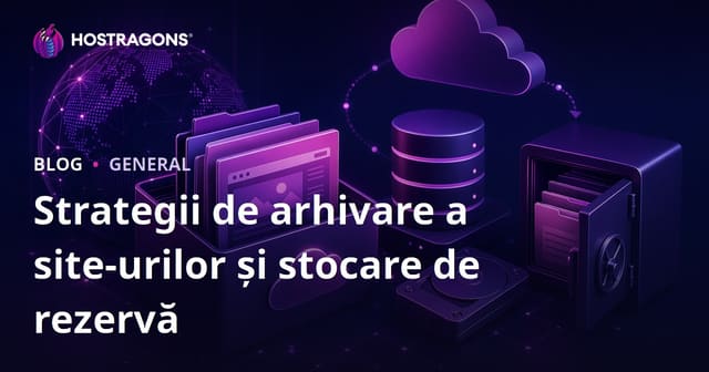 Strategii de Arhivare a Site-ului și Stocare Backup