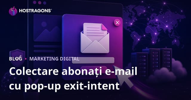 Tehnici de colectare a abonaților prin pop-up-uri pentru intenția de ieșire