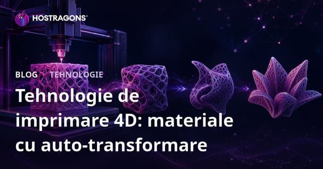 Tehnologie de imprimare 4D: materiale cu auto-transformare