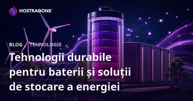 Tehnologii Sustenabile de Baterii și Soluții de Stocare a Energiei